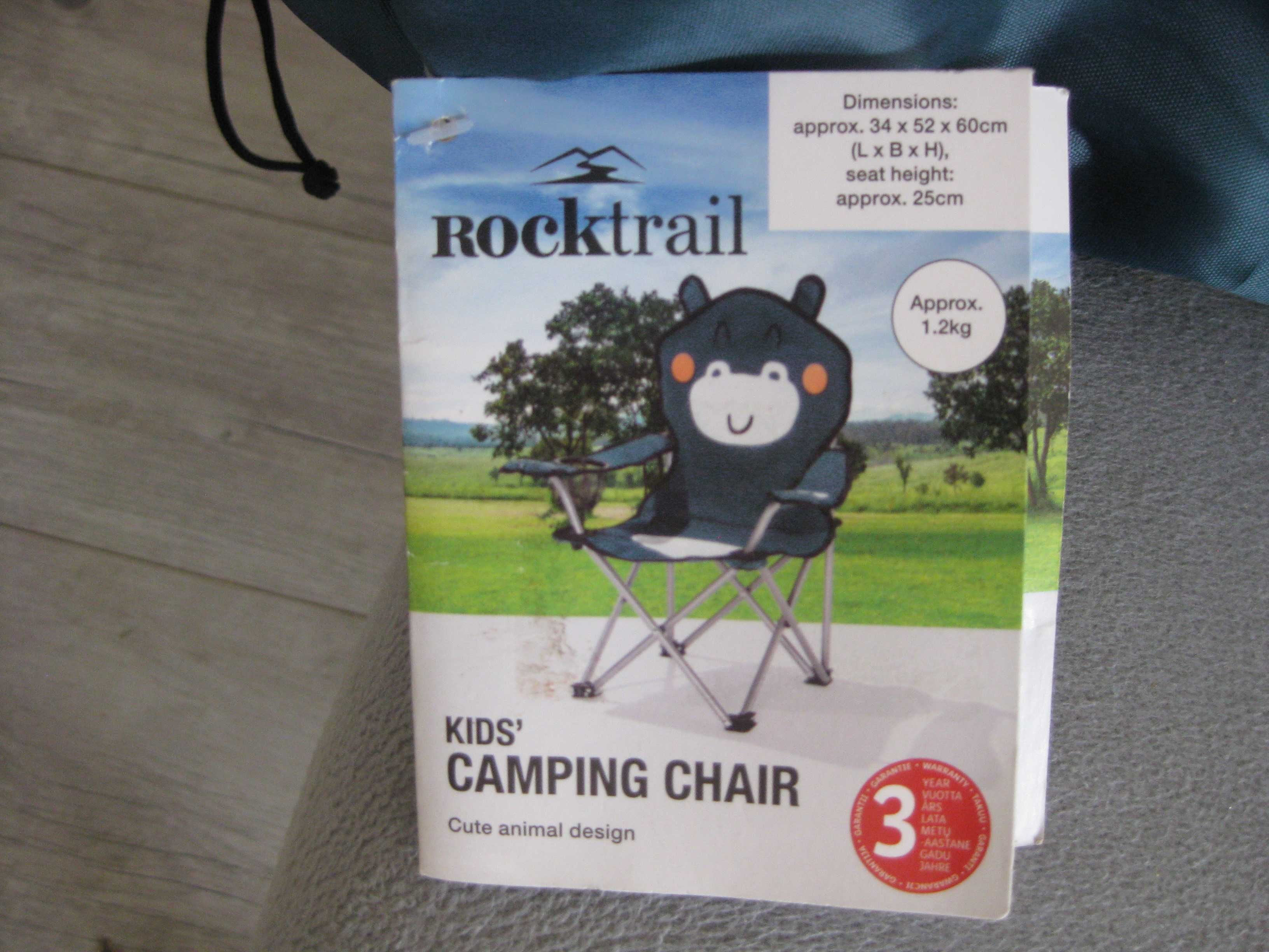 Krzesełko dziecięce campingowe