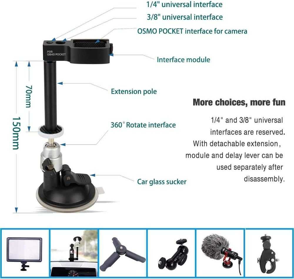 Uchwyt samochodowy do DJI Osmo, spp532