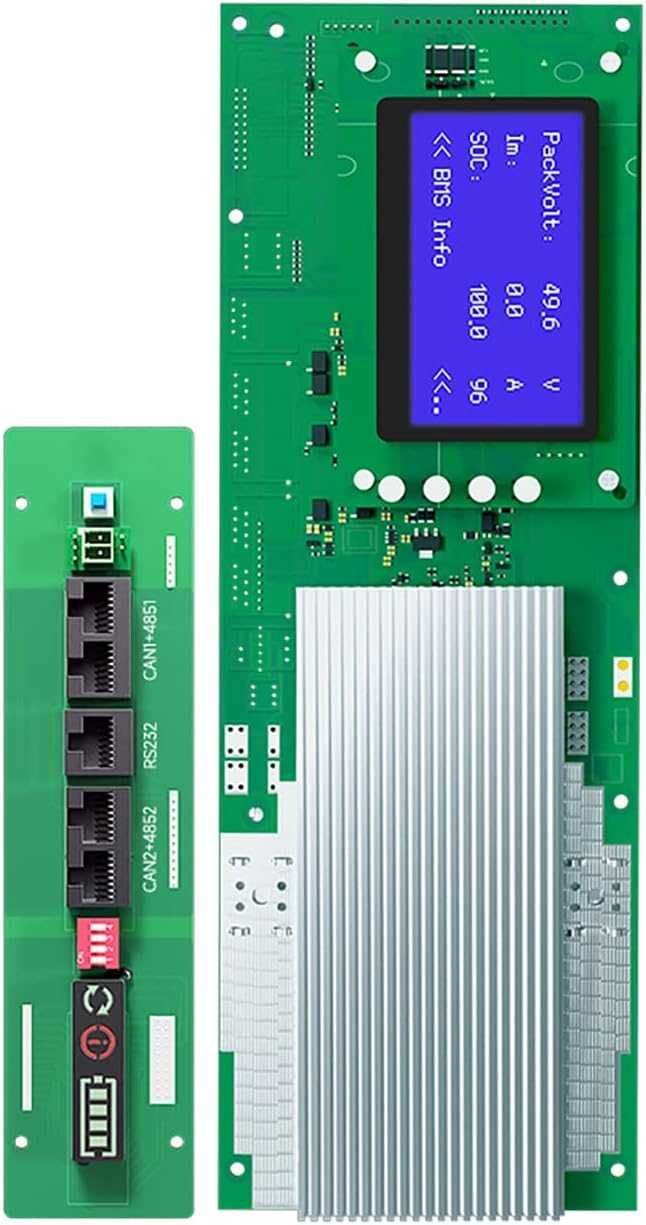 DALY SMART BMS Lifepo4 16S 48V 100A (CAN, RS485, RS232, Bluetooth LCD)