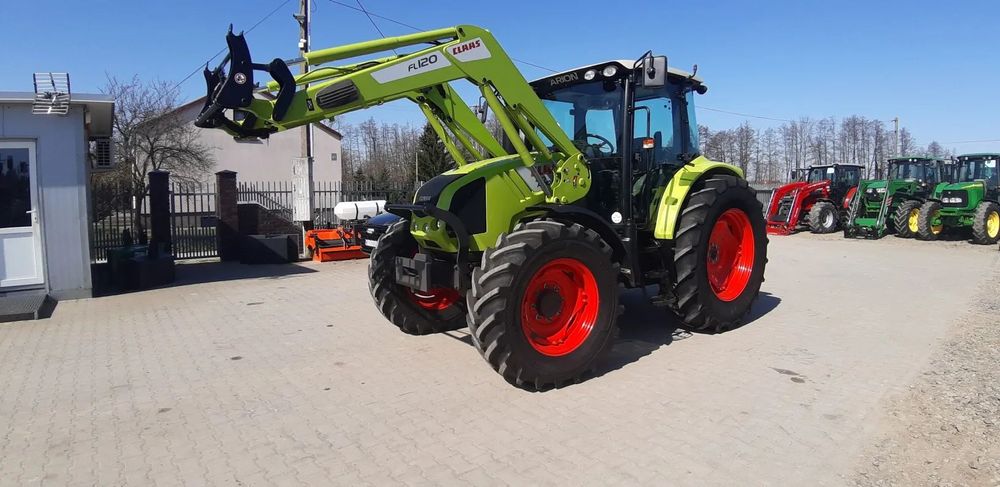Claas Arion 410  2012rok , Ładowacz czołowy Claas MX FL 120, opony nowe