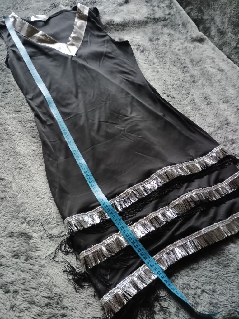 Przebranie w stylu lat 20 Wielki Gatsby Charleston Retro Flapperka