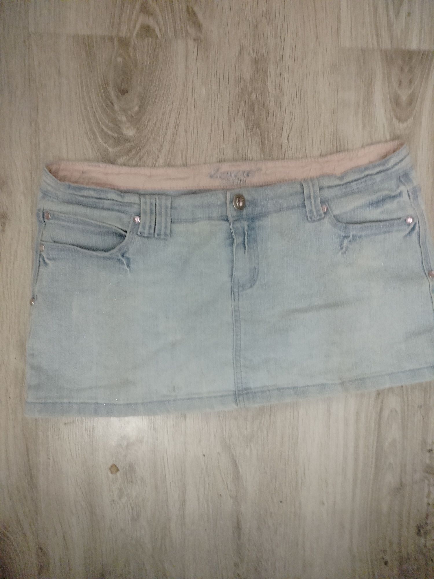 Spódnica krótka letnia damska jeansowa Denim Select XL 42