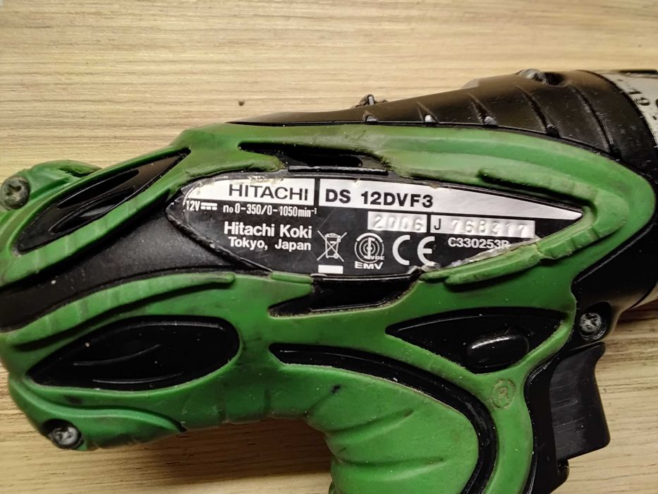 hitachi ds 12dvf3 шуроповерт на детали