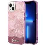 Etui Guess Jungle Collection na iPhone 14 Plus - różowe