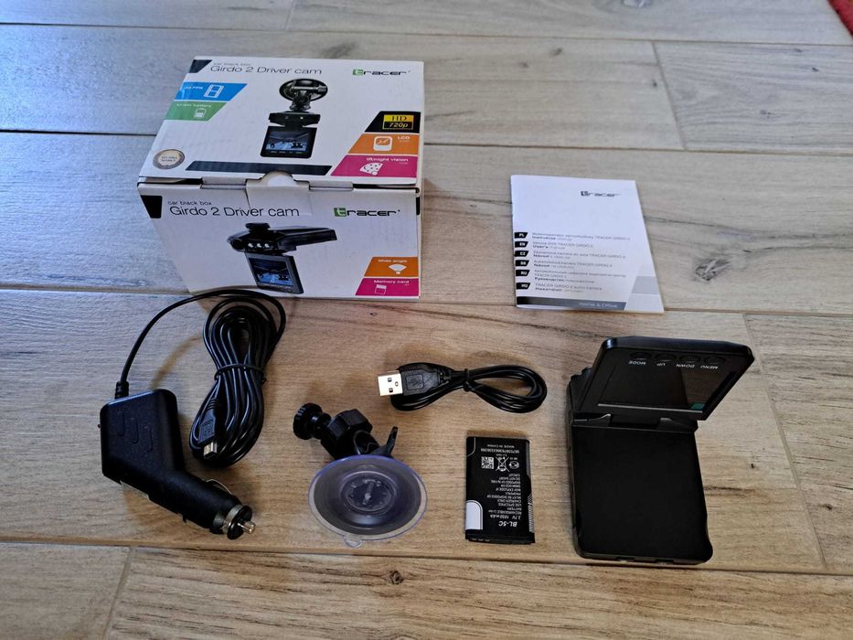 Nowy, wideorejestrator samochodowy Tracer Girdo 2 Driver Cam.