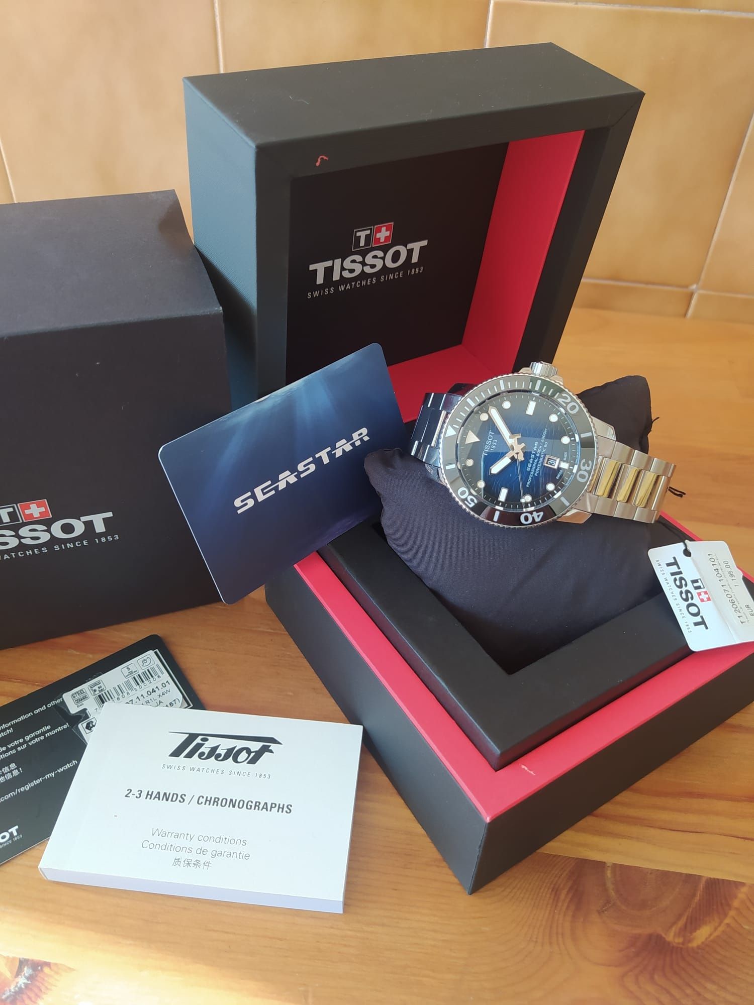 *NOVO* Tissot T120.607.11.041.01 Seastar 2000 powermatic 80 (46 mm)