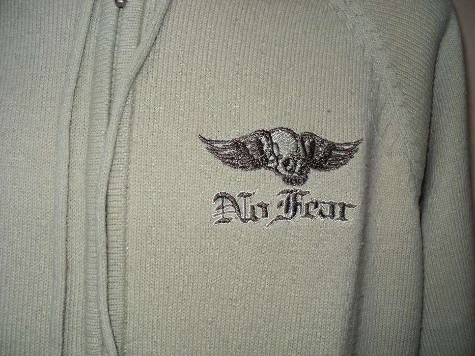 No Fear bluza z kapturem full zip rozpinana elegancka S stan bdb męska
