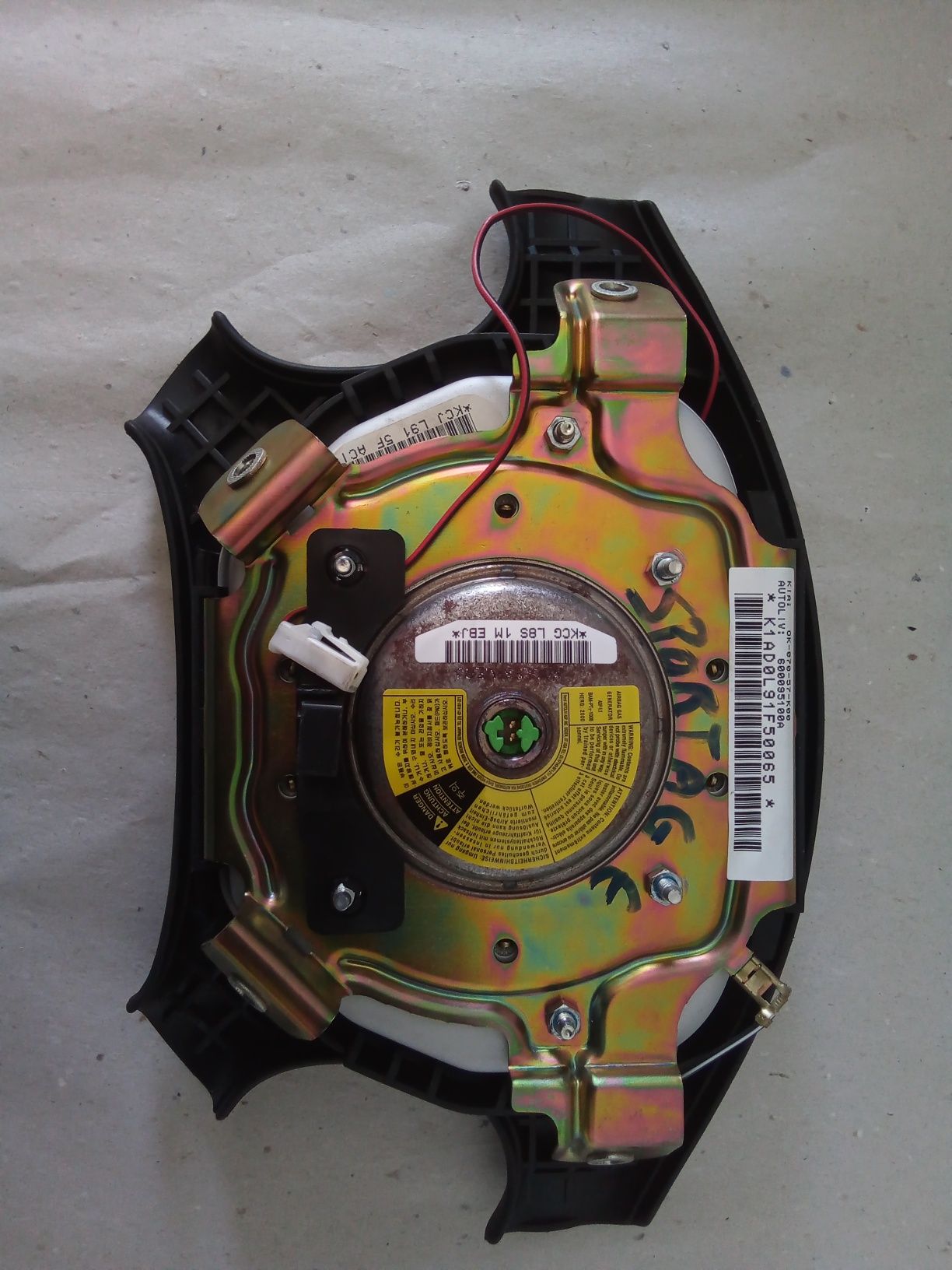 Airbag Kia Sportage novo