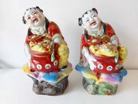 Raras Estatuetas porcelana, peças devidamente marcadas.