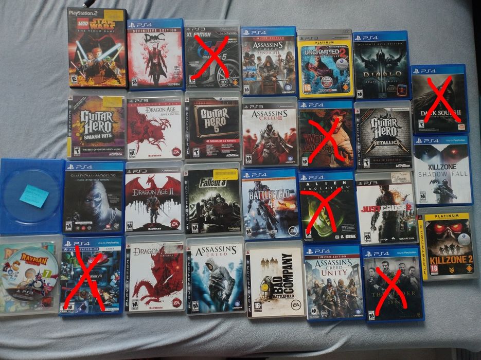 Gry PS4 i PS3 jak na zdjęciu