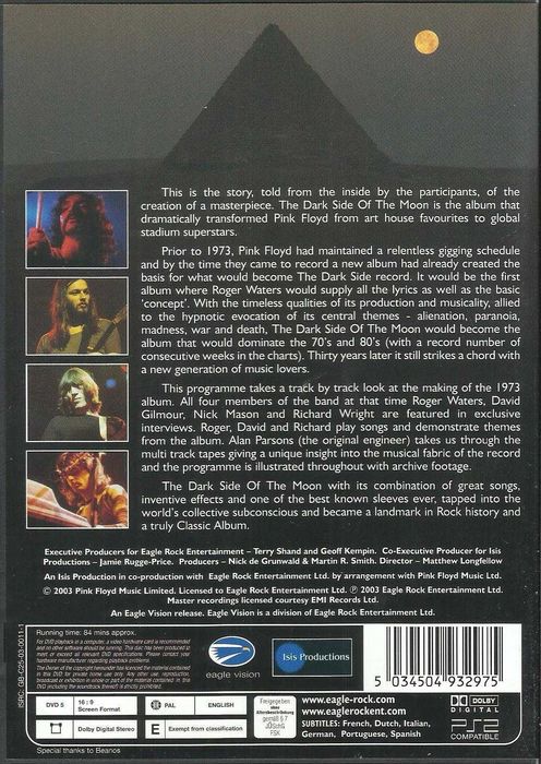Pink Floyd - The Dark Side of the Moon (DVD)