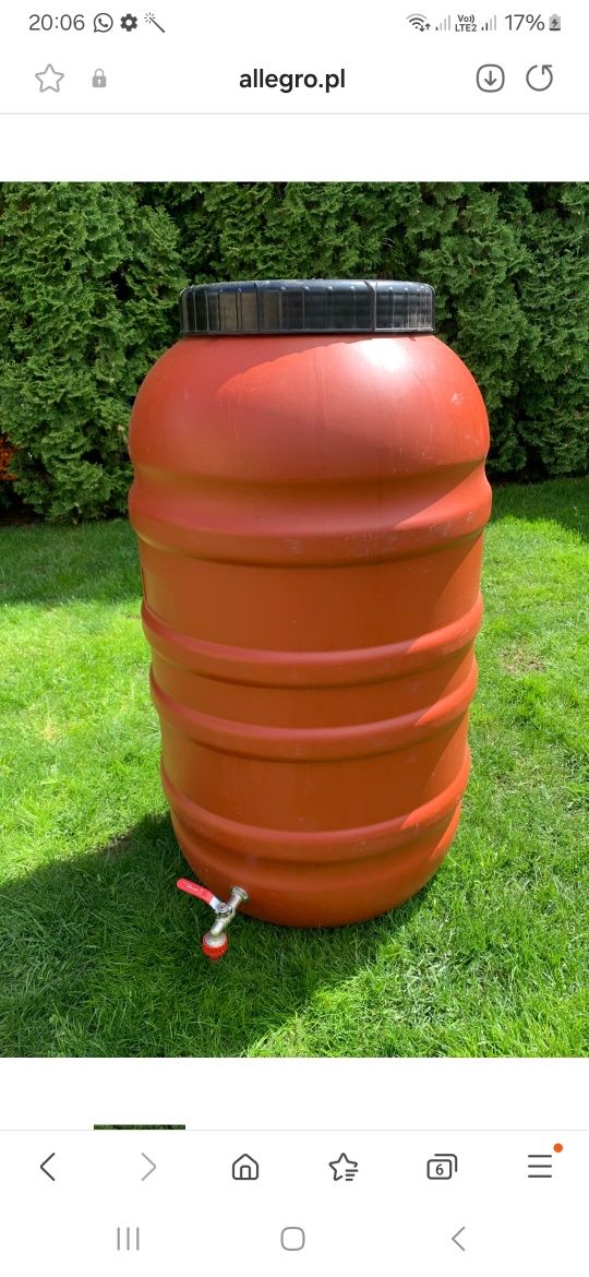 Beczka 220l po art. Spożywczych