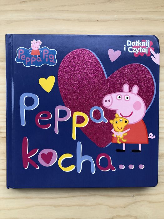 Książka sensoryczna Peppa kocha dla dzieci w wiek 12m+