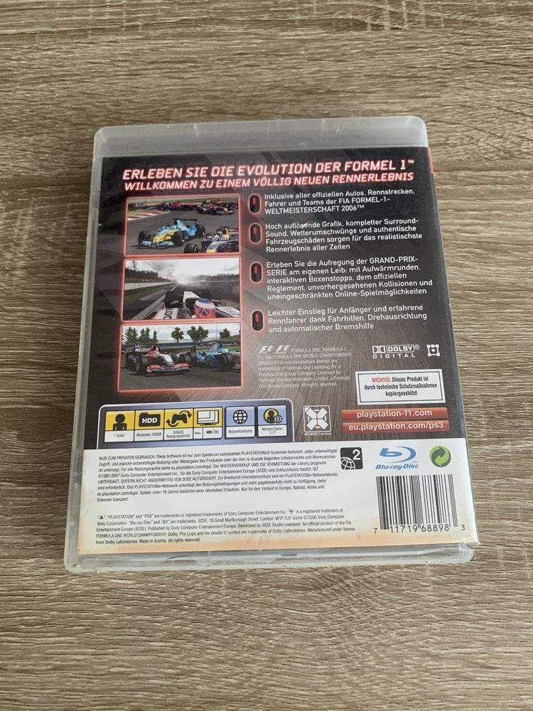 Gra F1 Formula 1 ps3