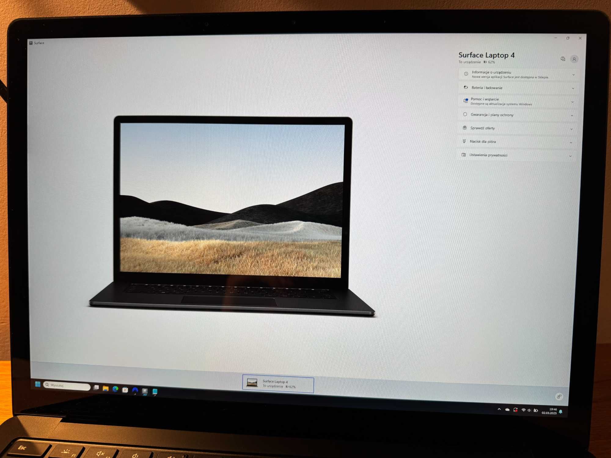 notebook Microsoft Surface Laptop 4 13.5"/i5/ram: 16GB/ssd: 512GB