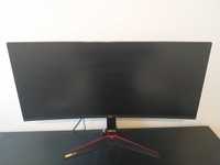 Monitor UWHD Gaming Curvo LG 34" 34GL750-B LED FullHD 144Hz G-Sync