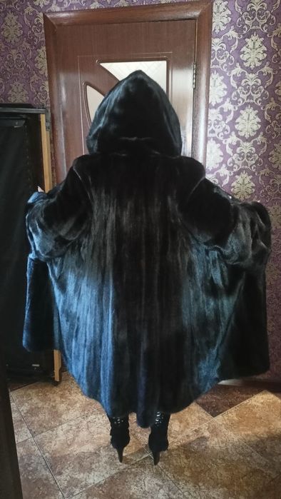 Шуба норковая длинная