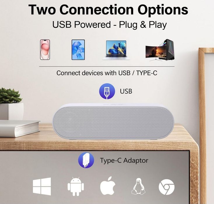 Głośnik ZETIY PC głośnik komputerowy USB