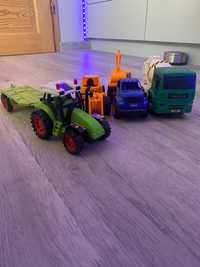 Zabawki pojazdy budowlane zetsaw
