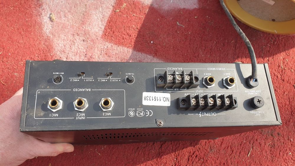 Nagłośnienie, światło bar ZAMIANA