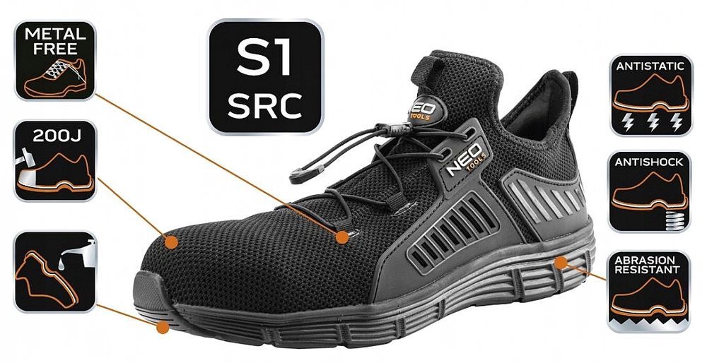 Buty Półbuty Robocze Bhp Kompozytowy Podnosek R.39