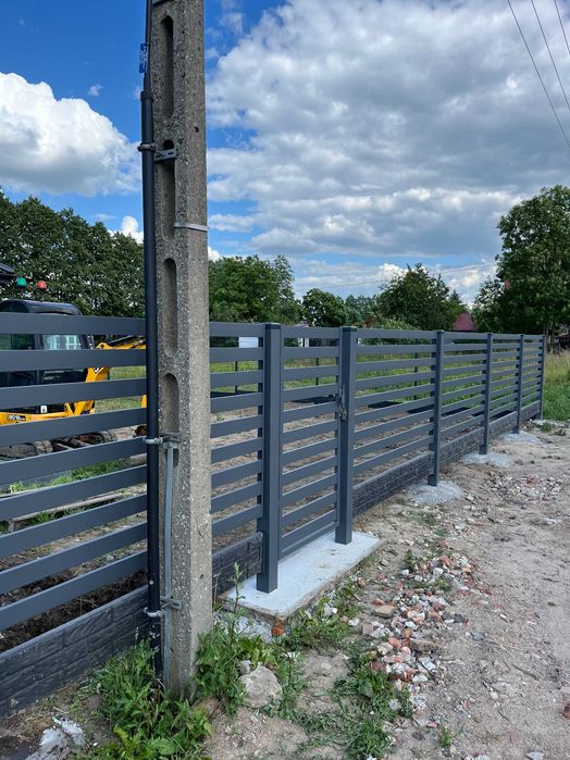 montaż ogrodzeń, ogrodzenia panelowe, betonowe, palisadowe, murowane