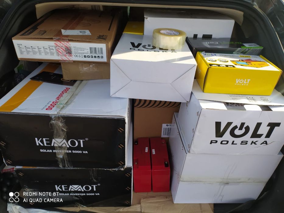 Сонячна електростанція інвертор 48в/230в Kemot 5000w ДБЖ є в наявності