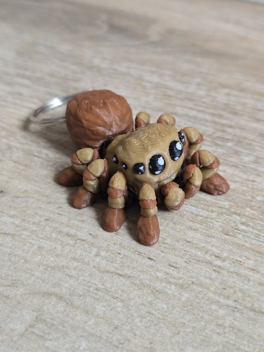 Breloczek Pająka 3d - Brelok Druk3d fidget Keychain mixGadzet
