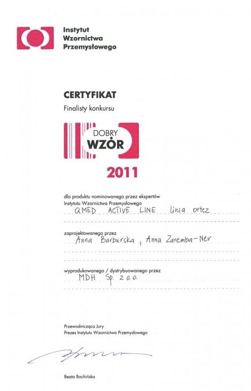 Orteza Qmed Arcimed Active Line - prawy bark R4