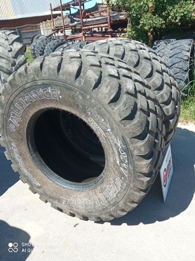 500/60R22.5 Alliance opony używane rolnicze para