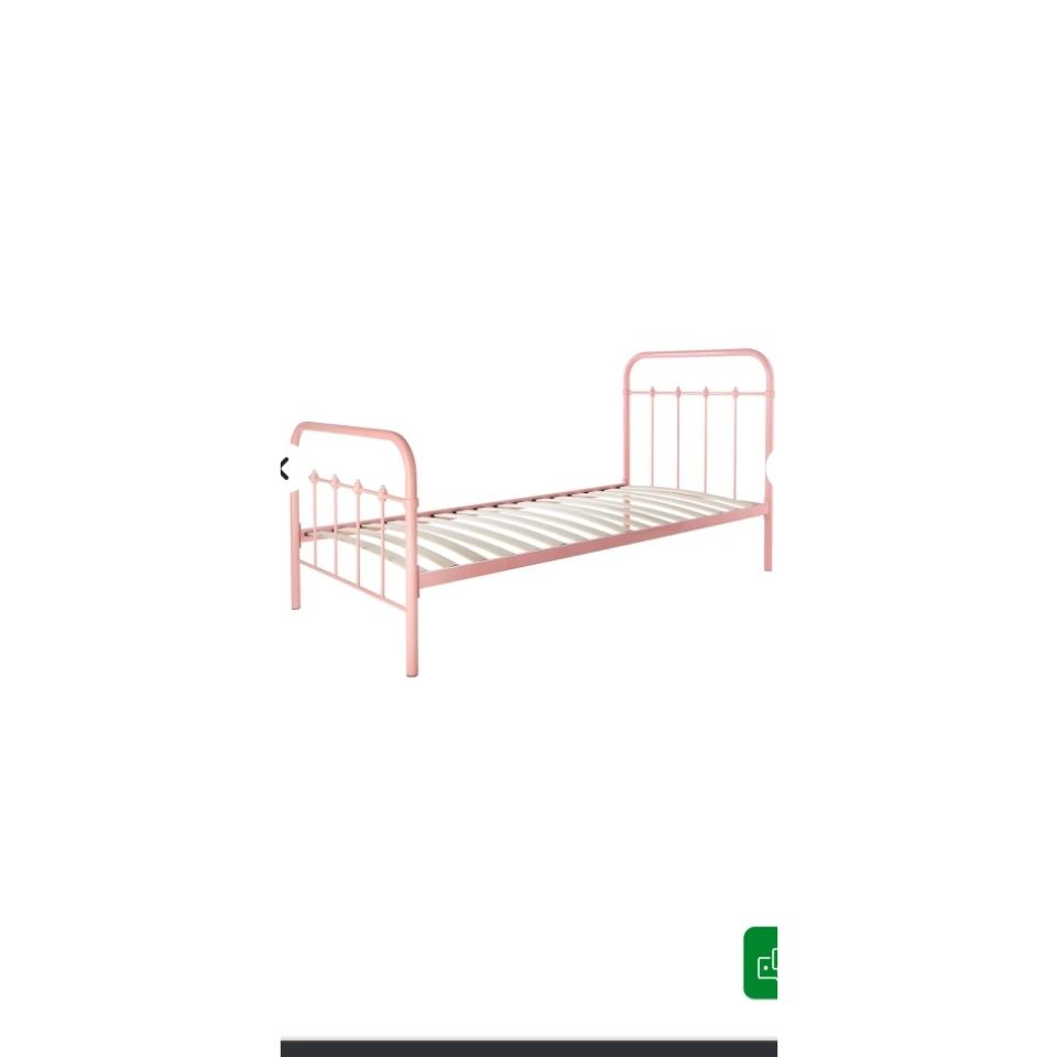 Cama rosa solteiro