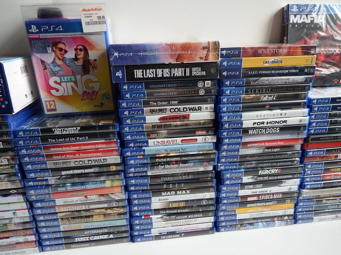 GRY PS4 GTA5 Sackboy Farming22 Farcry6 Valhalla Sekiro God Of War LEGO