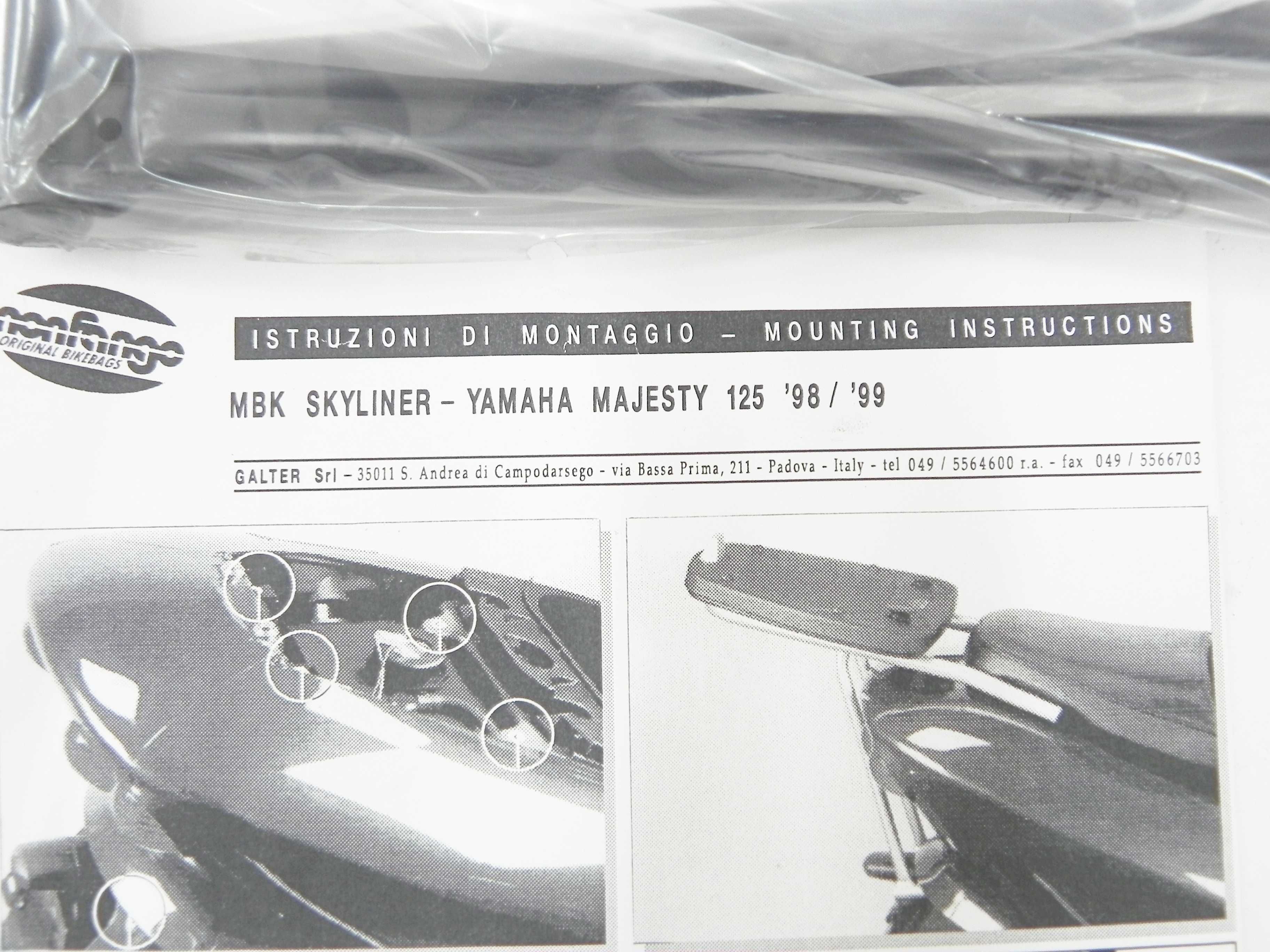Stelaż kufra płyta NONFANGO FP27 Yamaha Majesty MBK Skyliner 125