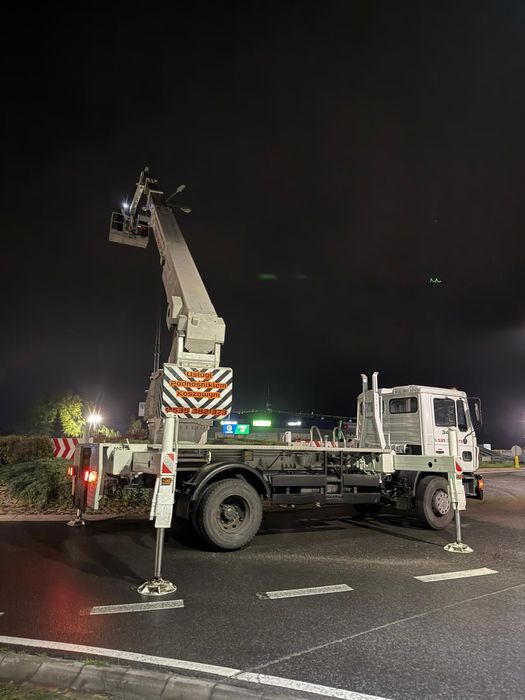 Podnośnik koszowy wynajem 22m i 34m zwyżka