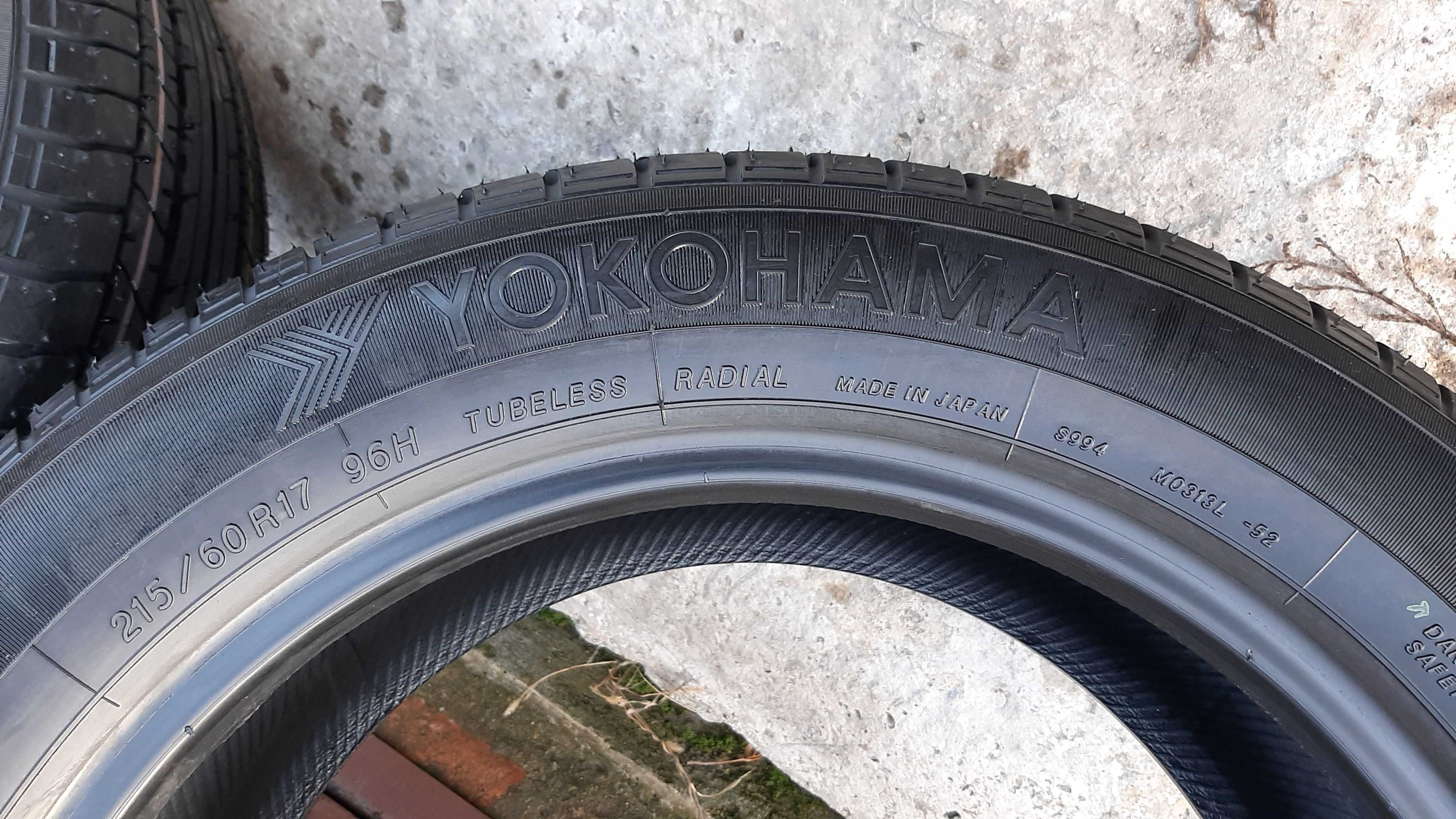 Резина літня Yokohama 215/60 R17 нова 2шт пара