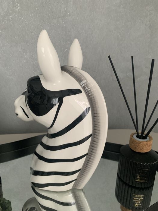 Home&you Figurka dekoracyjna głowa zebry