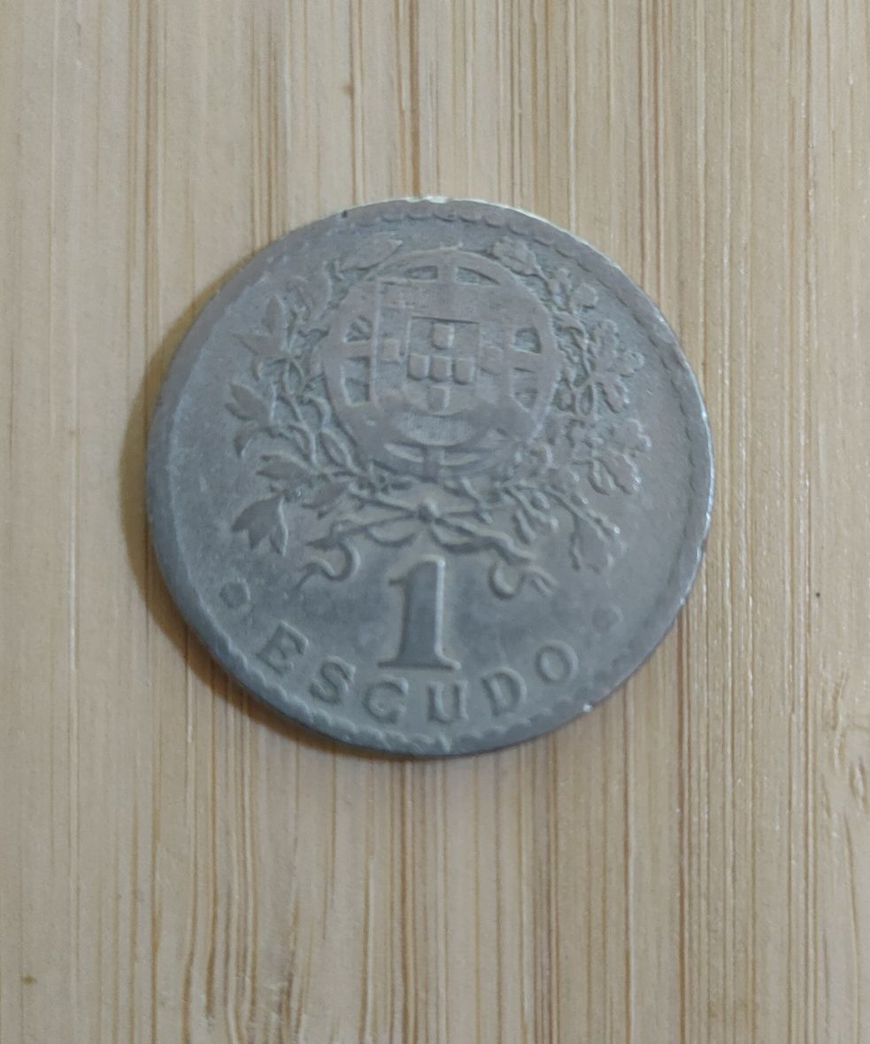 Moeda república 1 escudo de 1930 olpaca