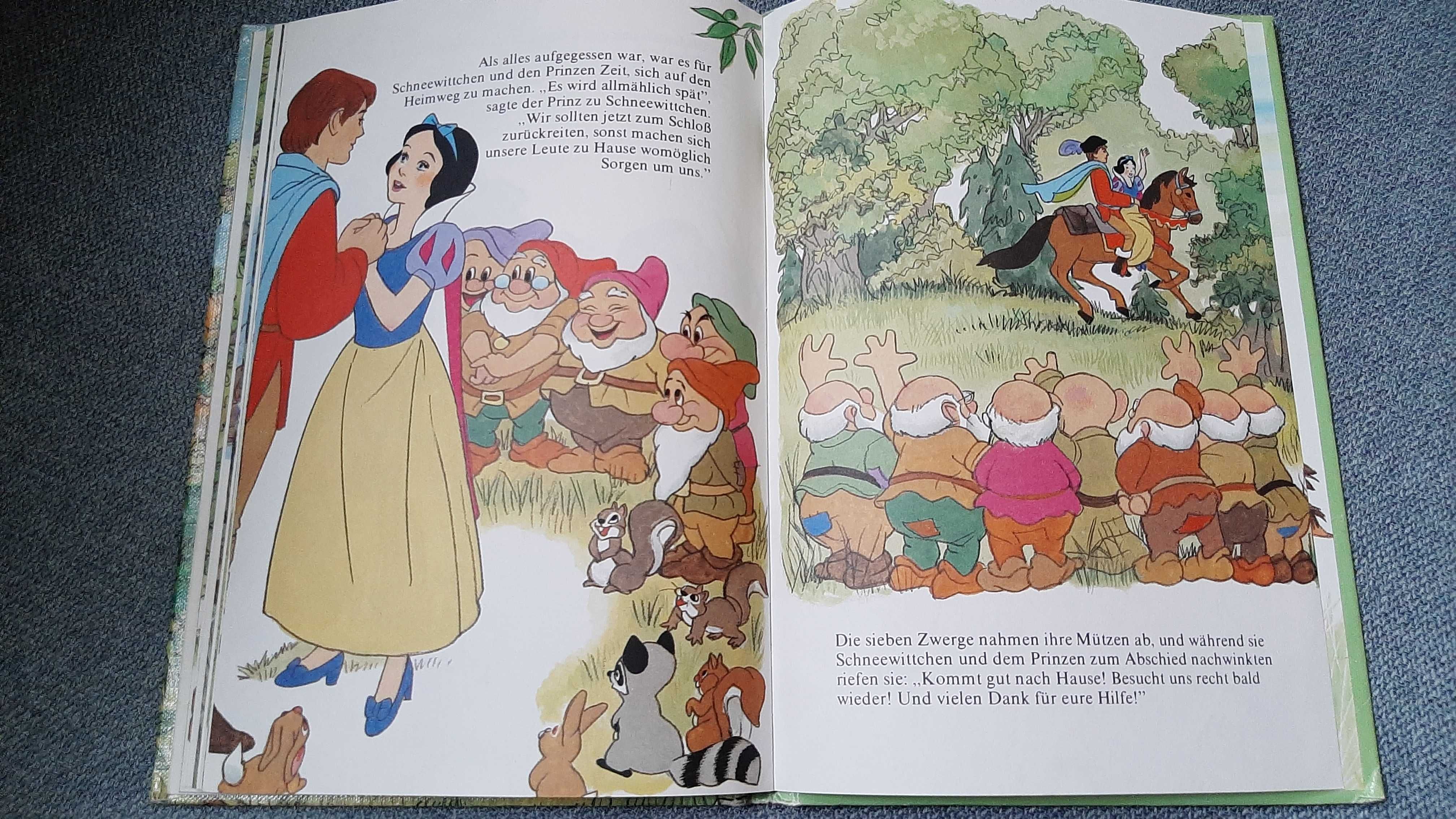 Królewna Śnieżka po niemiecku Schneewittchens Abenteuer im Wald Disney