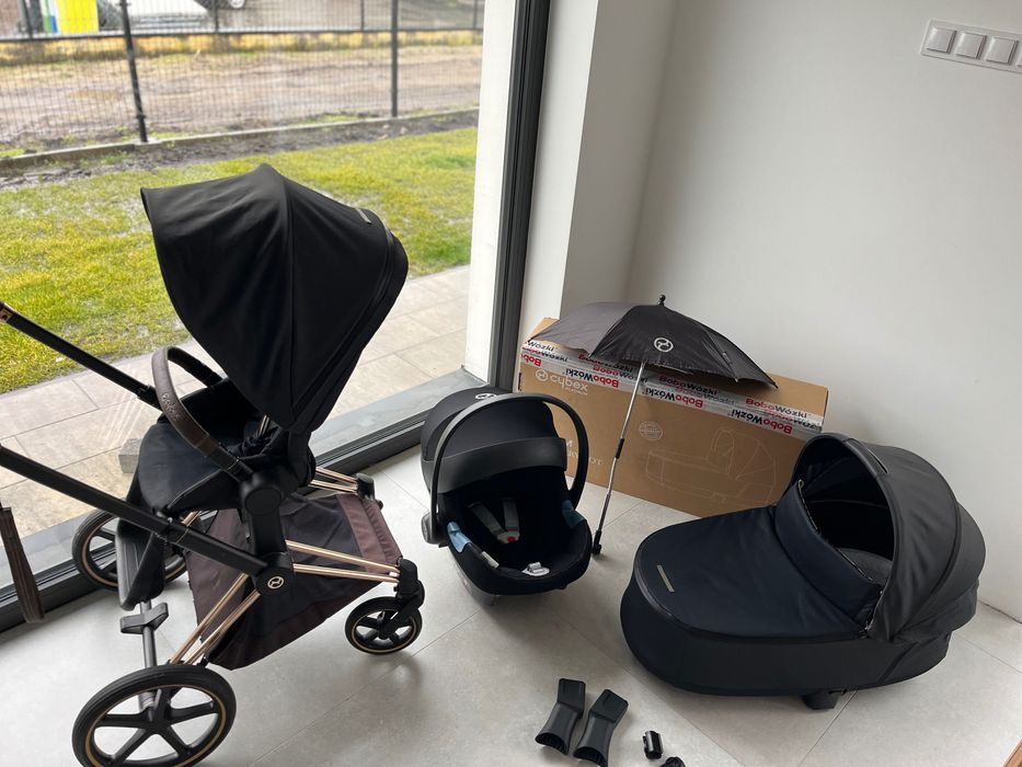 Sprzedam wózek Cybex Priam lux 3w1 + Dodatki