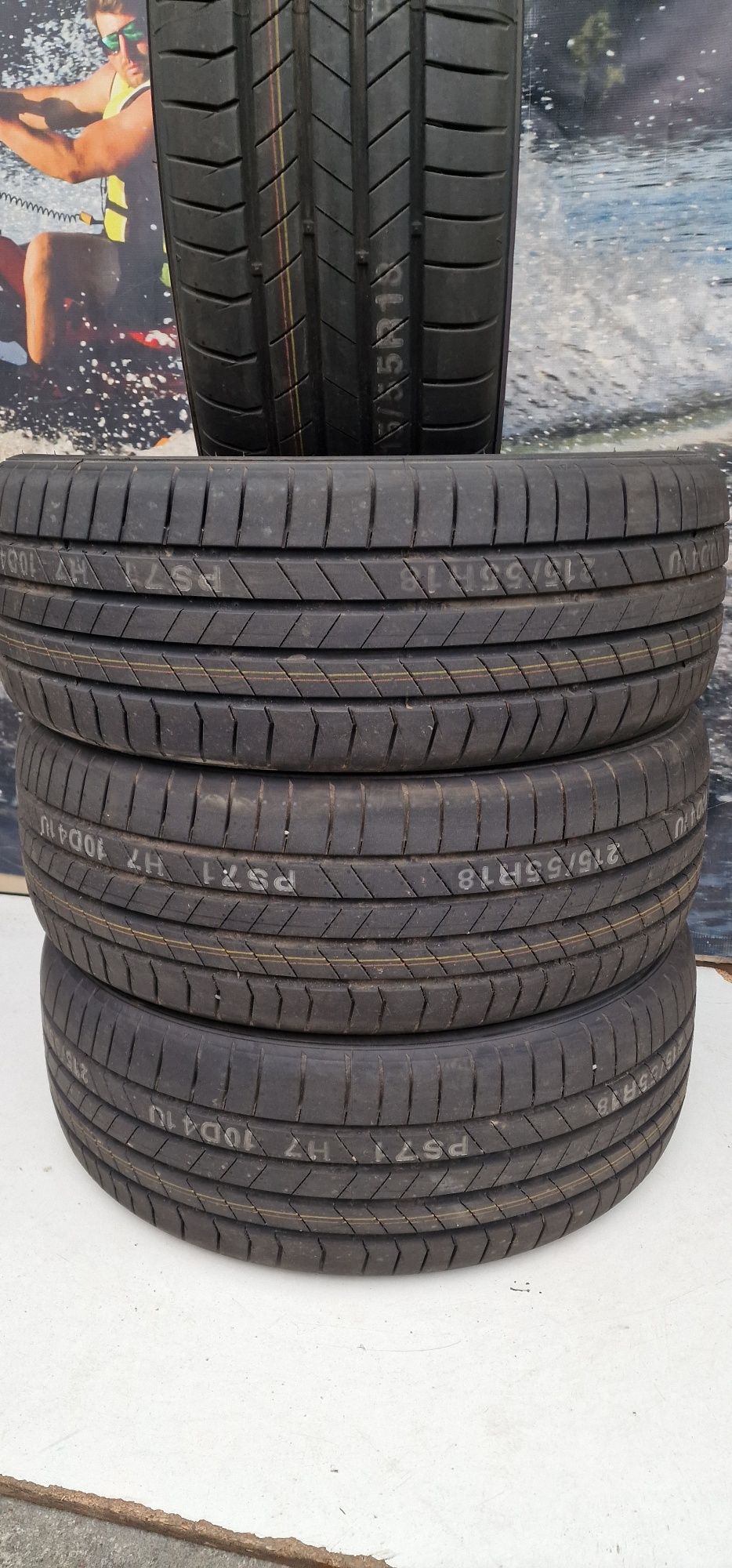 S23 4 x 215/55R18 Kumho Ecsta PS71 95V opony letnie demo
