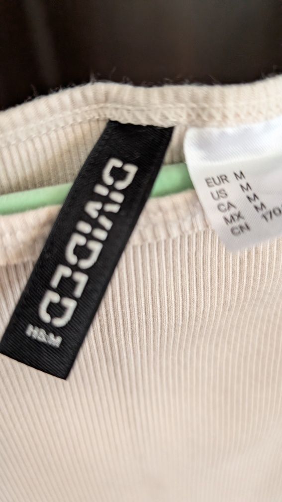 H&M sukienka prążkowana