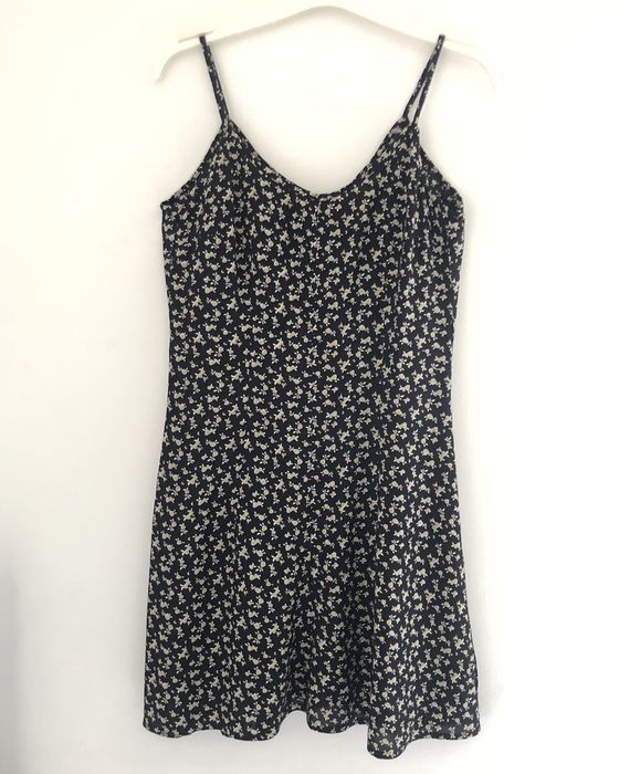 Sukienka H&M na ramiączkach - mini, 100% wiskoza, rozmiar 34