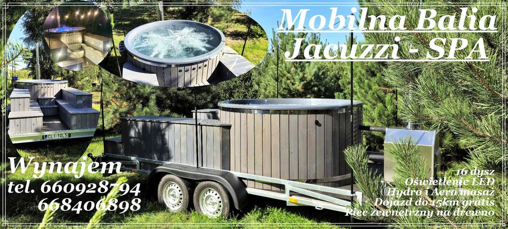 Wynajem * Mobilna Balia * Jacuzzi - SPA