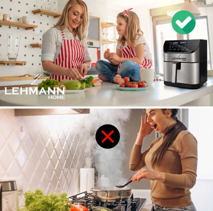 Nowa Frytownica 8L LAIRFRYER Beztłuszczowa Frytkownica (OKAZJA)