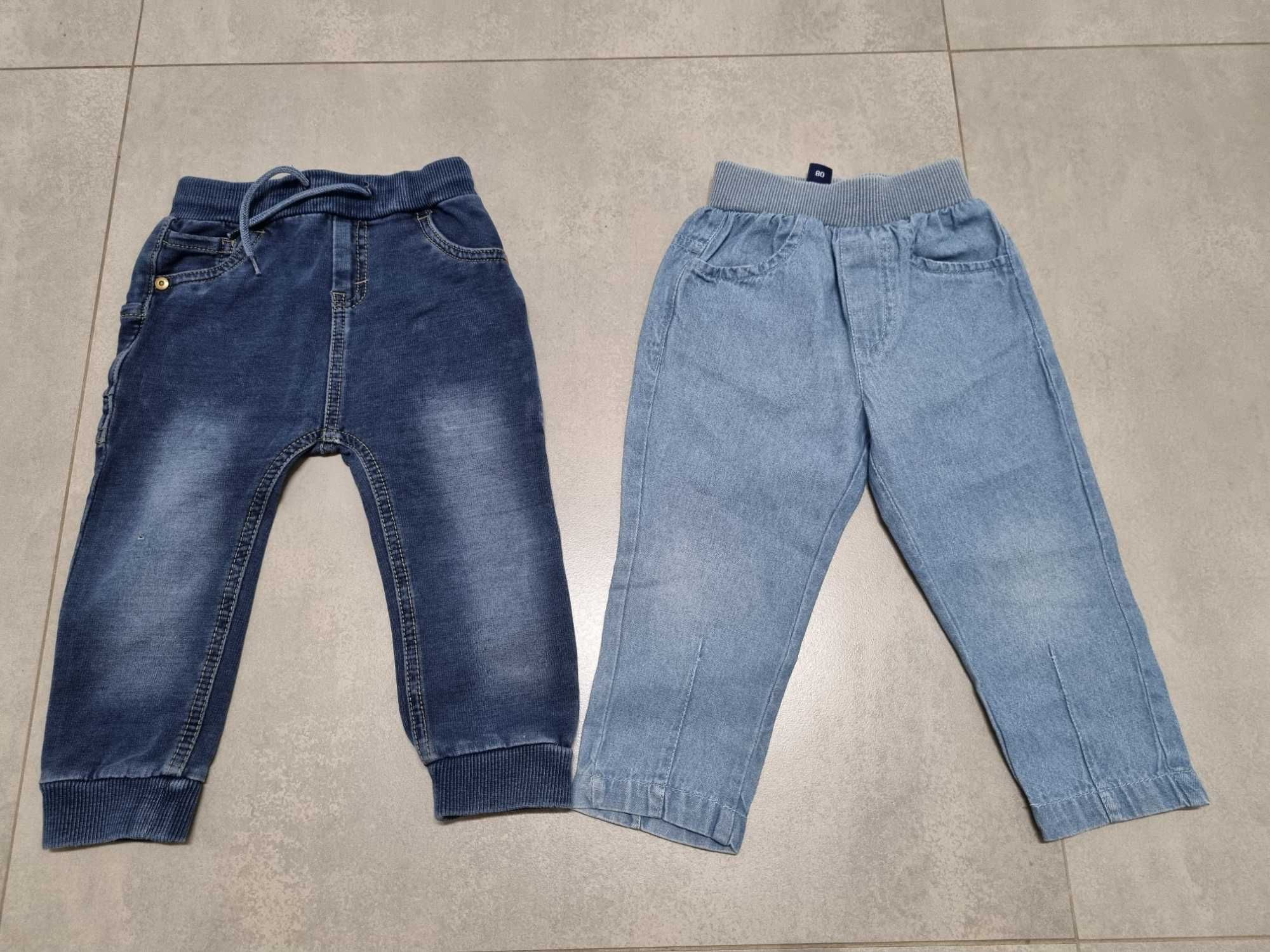 Bluzy i dżinsy chłopięce rozmiar 80: H&M, Smyk, 5.10.15, name it