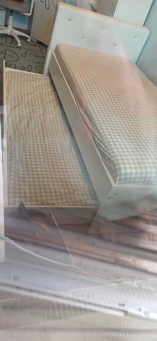 łóżko fashion mint dwupoziomowe z materacami