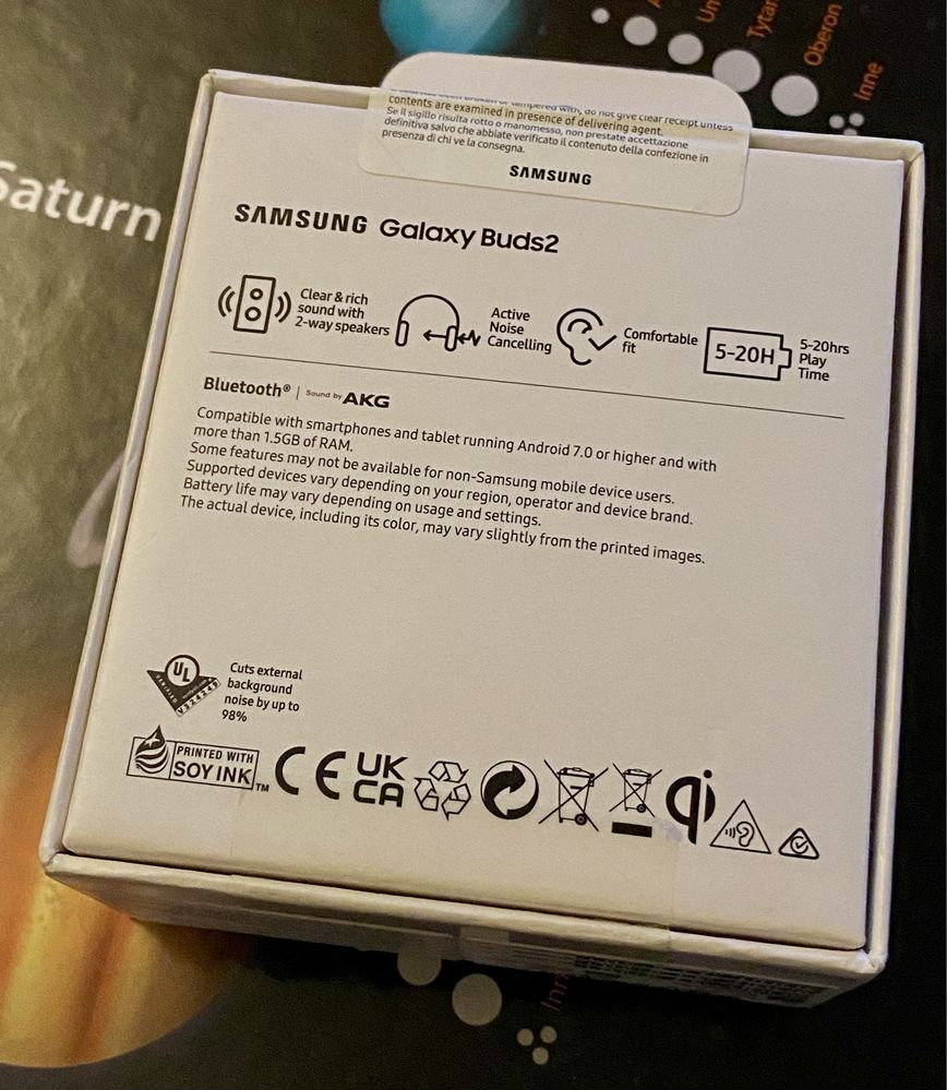 SAMSUNG Galaxy Buds2 | NOWE | Stan Fabryczny