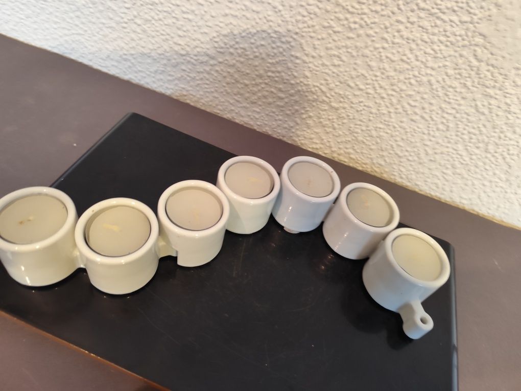 Świeczniki modułowe Ehlen Johansson Ikea lata 90 vintage retro prl