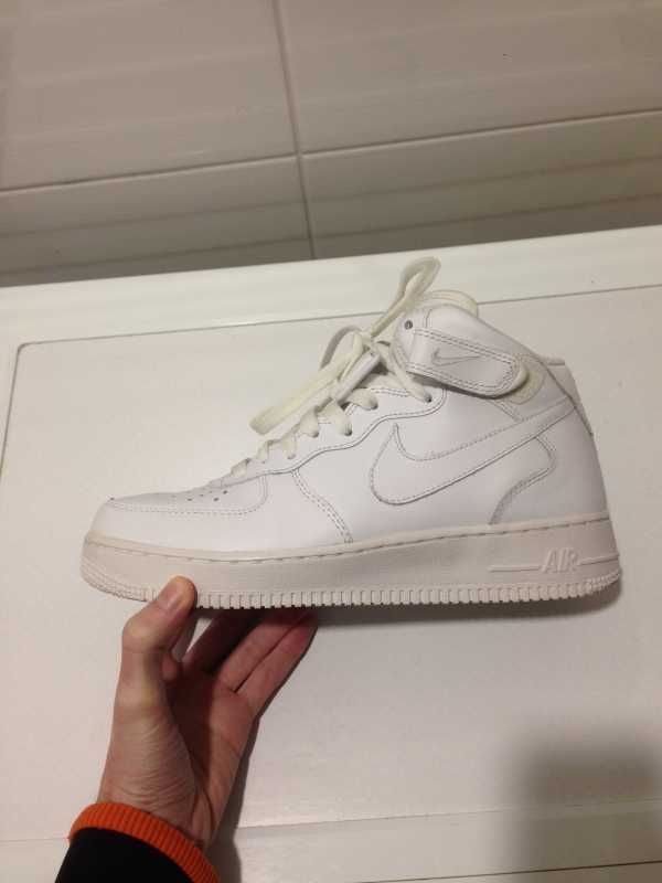 Nike Air Force 1 Mid '07 /// Белые Форсы / 40рр / 40 размер / 7US