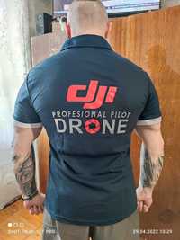 Фанатам DJI ! Стильная мужская футболка поло. Замеры в описании.